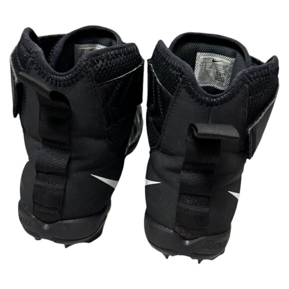 Nike Men's Force Savage Shark 2 Football Cleats Mid Top Black 12 US - Picture 7 of 10